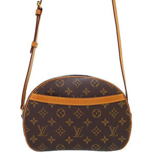 Louis Vuitton Monogram Leather Blois Shoulder Bag Brown